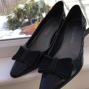 Black Bella Vita Velvet Heels
